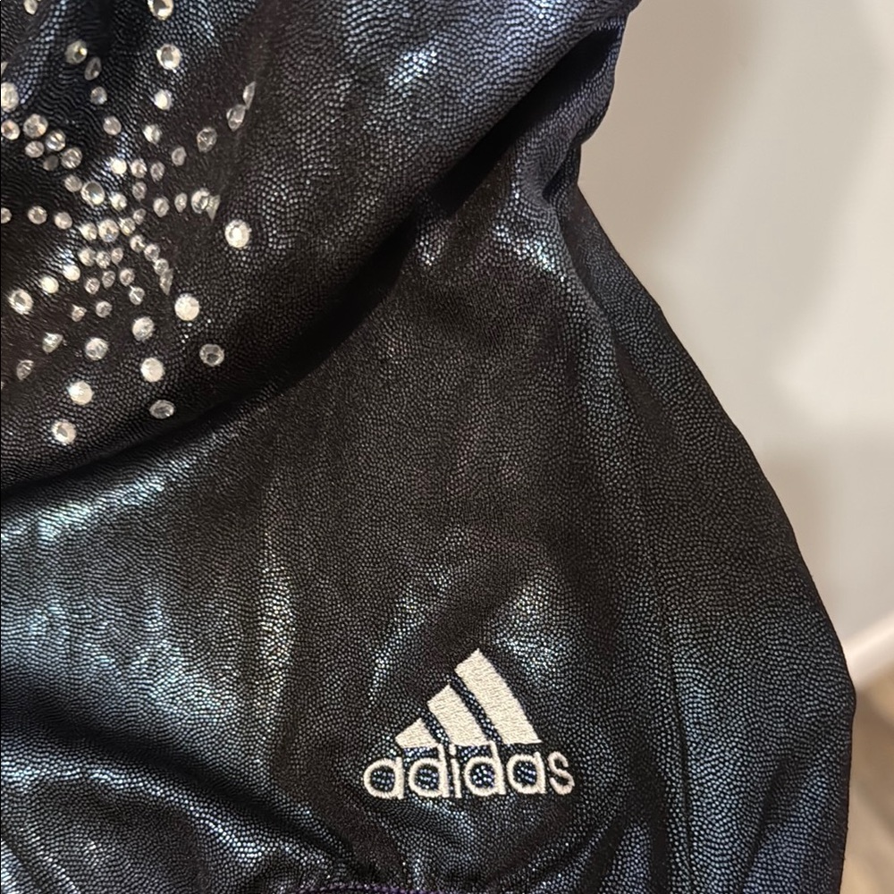 Adidas Black & Navy USA Gymnastics Leotard - Picture 3 of 5